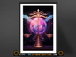 Libra Poster Prints | Zodiac Wall Art | Astrological Sign Decor | Great Gift Idea