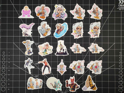 Overwatch 2 Lifeweaver Hero Spray's Sticker Set | 24 High Quality Glossy Vinyls
