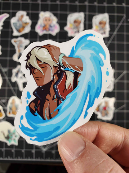 Overwatch 2 Lifeweaver Hero Spray's Sticker Set | 24 High Quality Glossy Vinyls