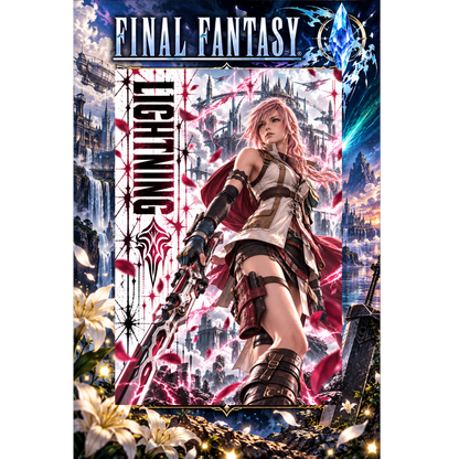 Final Fantasy Lightning 13x19 Art Print Poster | Choose 1 or Complete Set