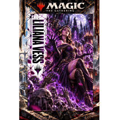 Magic The Gathering Liliana 13x19 Art Print Poster | Choose 1 or Complete Set