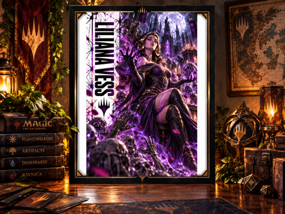 Magic The Gathering Liliana 13x19 Art Print Poster | Choose 1 or Complete Set