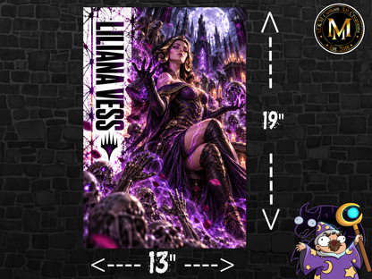 Magic The Gathering Liliana 13x19 Art Print Poster | Choose 1 or Complete Set
