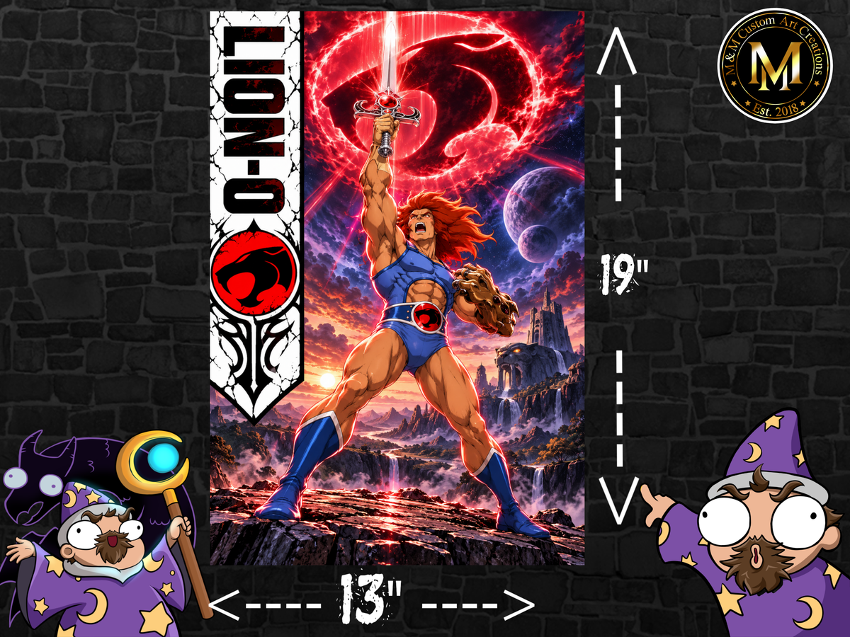 Thundercats LION-O 13x19 Art Print Poster | Choose 1 or Complete Set