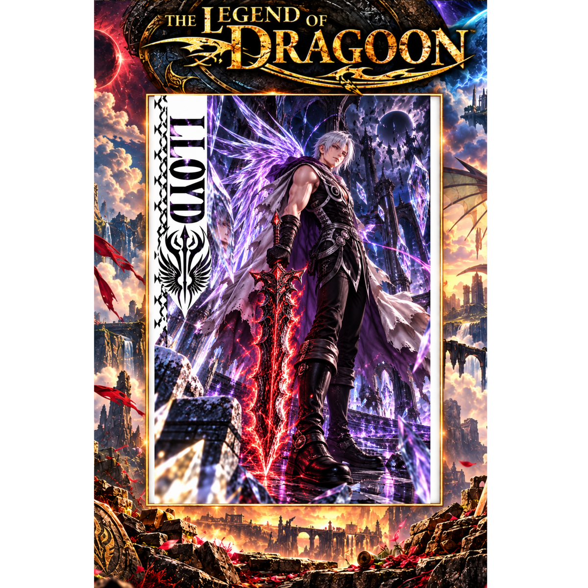 Legend of Dragoon LLOYD 13x19 Art Print Poster | Choose 1 or Complete Set