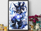 Pokemon Lucario Poster Print | Fighting & Steel-Type Pokémon Wall Art