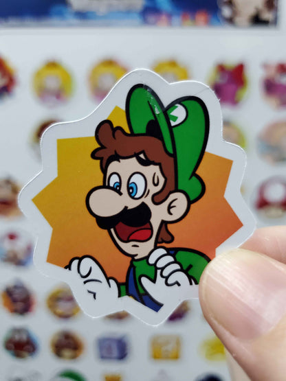 Mario Party Superstars Fridge Magnet Set | 68 Glossy Vinyl Collectible Magnets