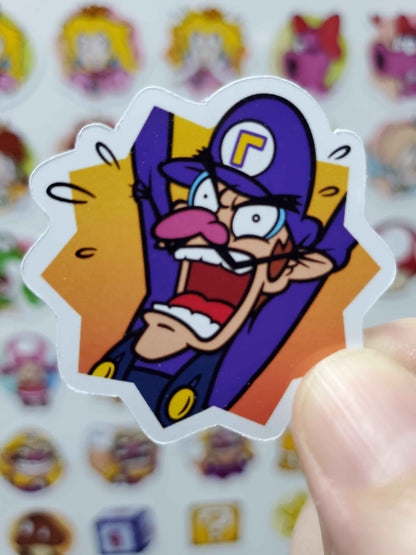 Mario Party Superstars Fridge Magnet Set | 68 Glossy Vinyl Collectible Magnets