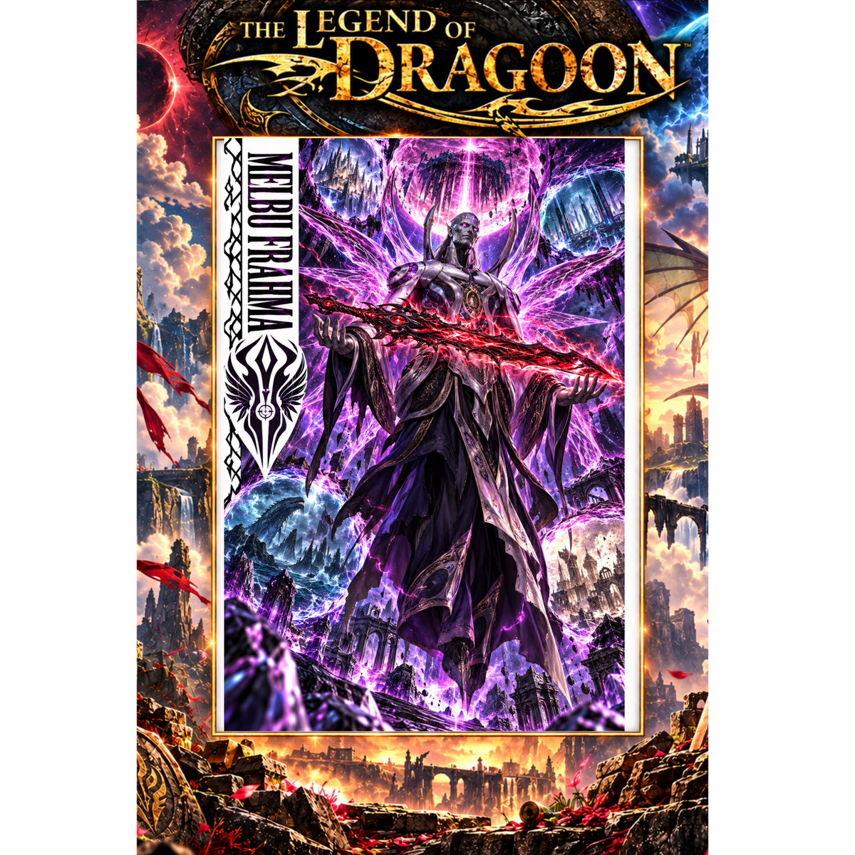 Legend of Dragoon MELBU FRAHMA 13x19 Art Print Poster | Choose 1 or Complete Set