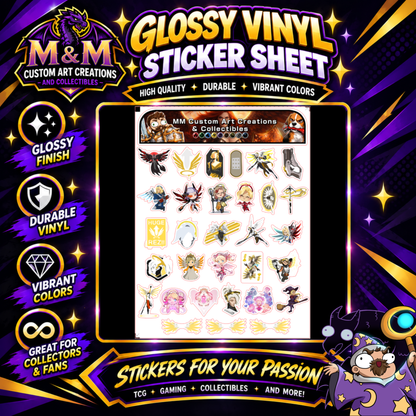 Mercy from Overwatch 2 Glossy Vinyl Sticker SHEETS