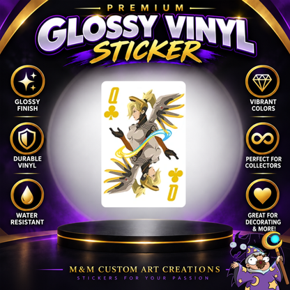 Mercy from Overwatch 2 Glossy Vinyl Sticker SHEETS
