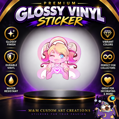 Mercy from Overwatch 2 Glossy Vinyl Sticker SHEETS