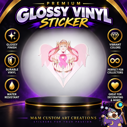 Mercy from Overwatch 2 Glossy Vinyl Sticker SHEETS