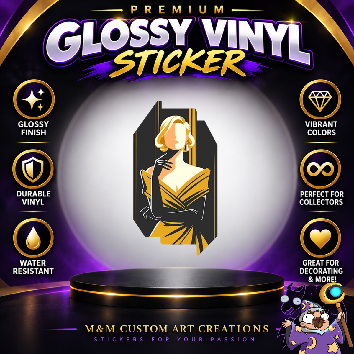 Mercy from Overwatch 2 Glossy Vinyl Sticker SHEETS
