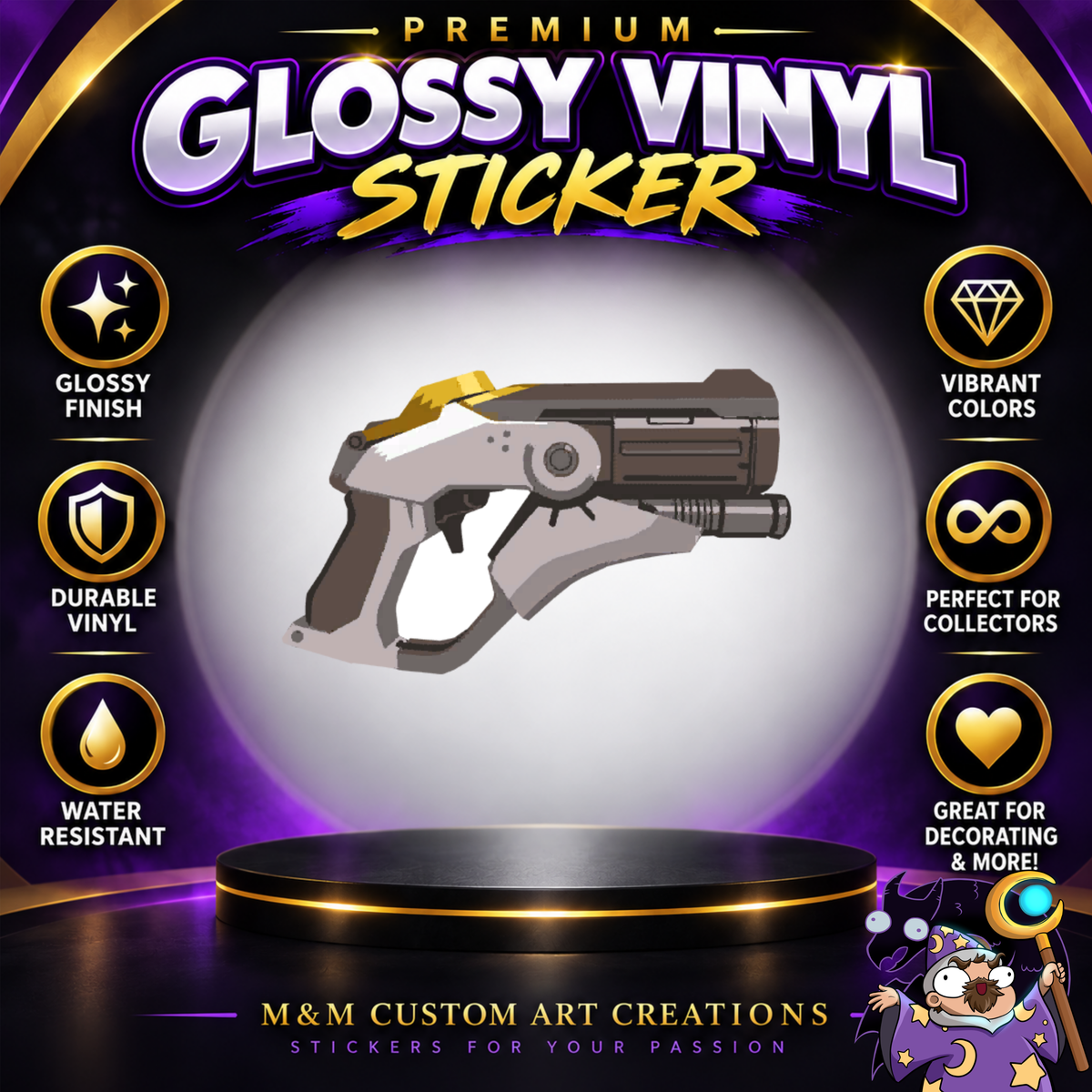 Mercy from Overwatch 2 Glossy Vinyl Sticker SHEETS