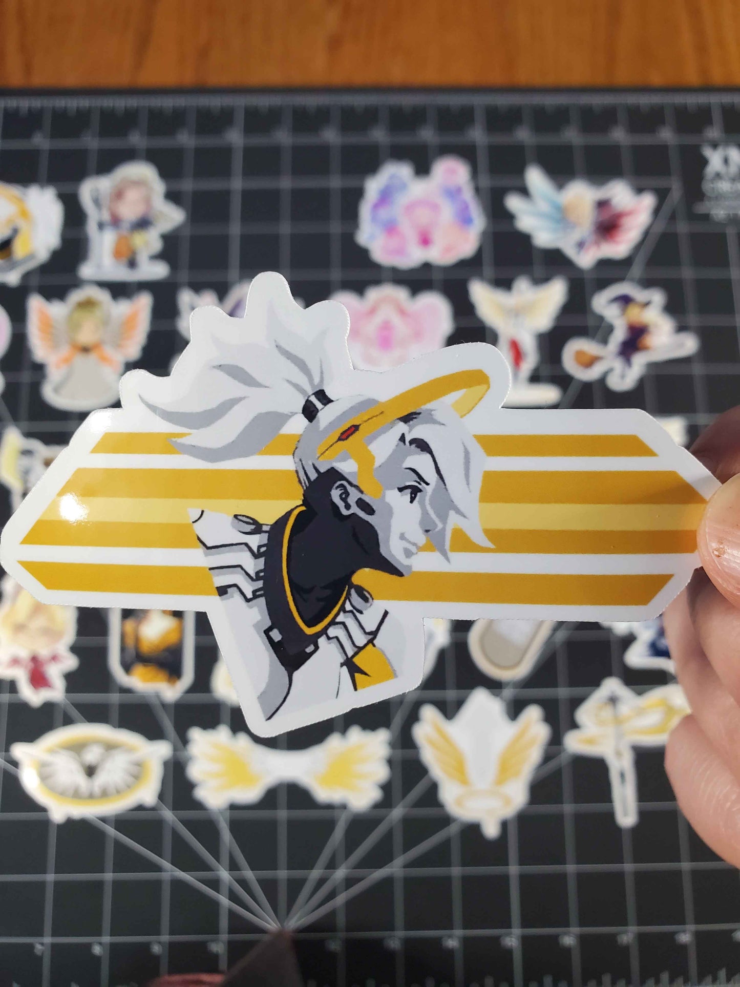 Overwatch 2 Mercy Hero Spray's Sticker Set | 29 High Quality Glossy Vinyls