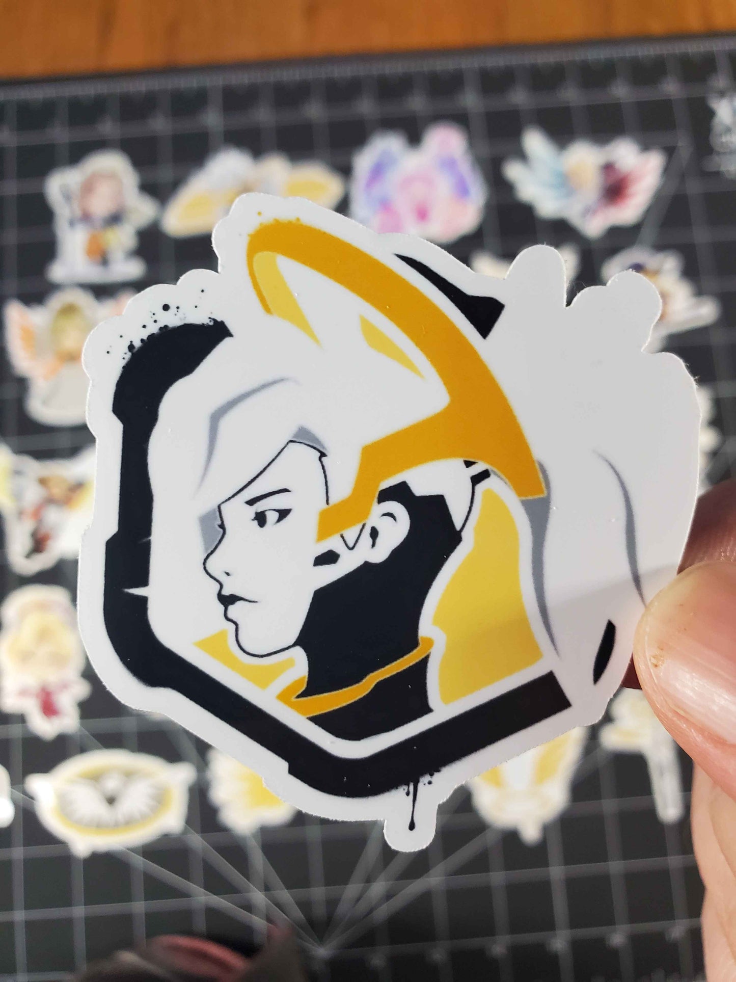 Overwatch 2 Mercy Hero Spray's Sticker Set | 29 High Quality Glossy Vinyls