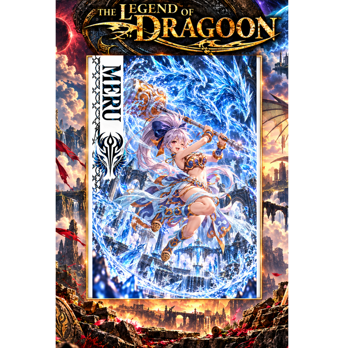 Legend of Dragoon MERU 13x19 Art Print Poster | Choose 1 or Complete Set