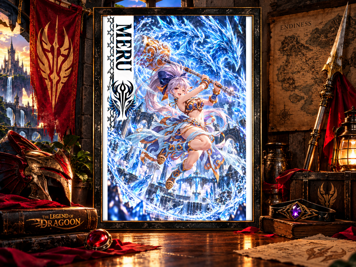 Legend of Dragoon MERU 13x19 Art Print Poster | Choose 1 or Complete Set