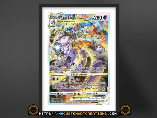 Mewtwo VSTAR #GG44 Crown Zenith (CRZ) Poster Print - Available in Two Sizes