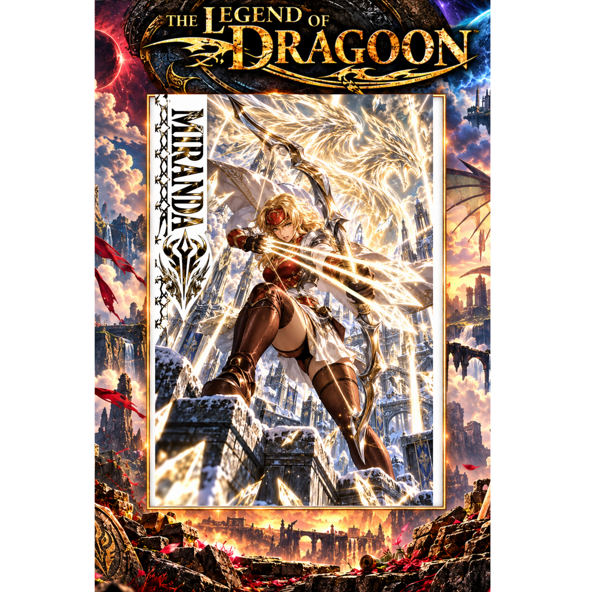 Legend of Dragoon MIRANDA 13x19 Art Print Poster | Choose 1 or Complete Set