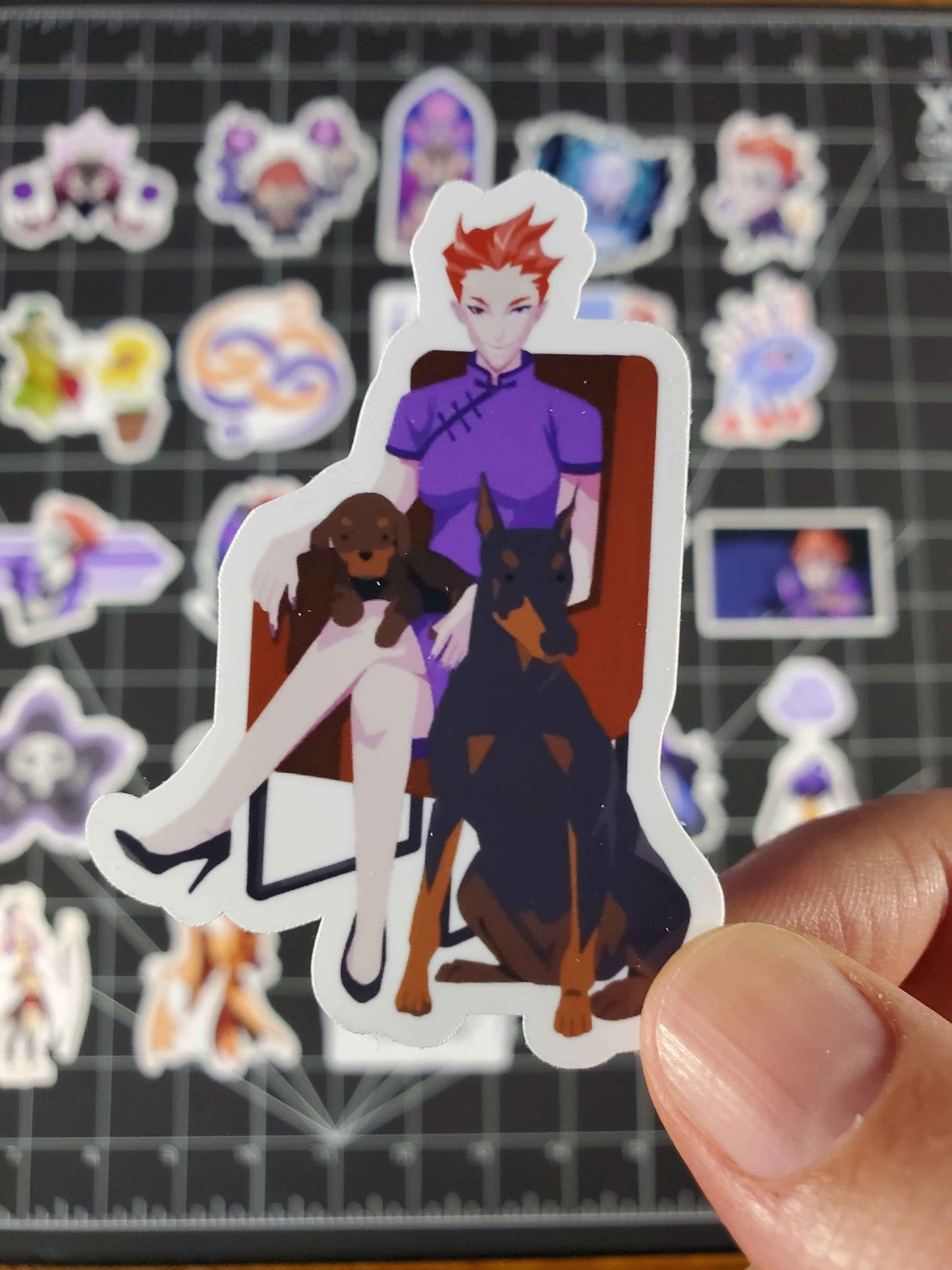 Overwatch 2 Moira Hero Spray's Sticker Set | 30 High Quality Glossy Vinyls