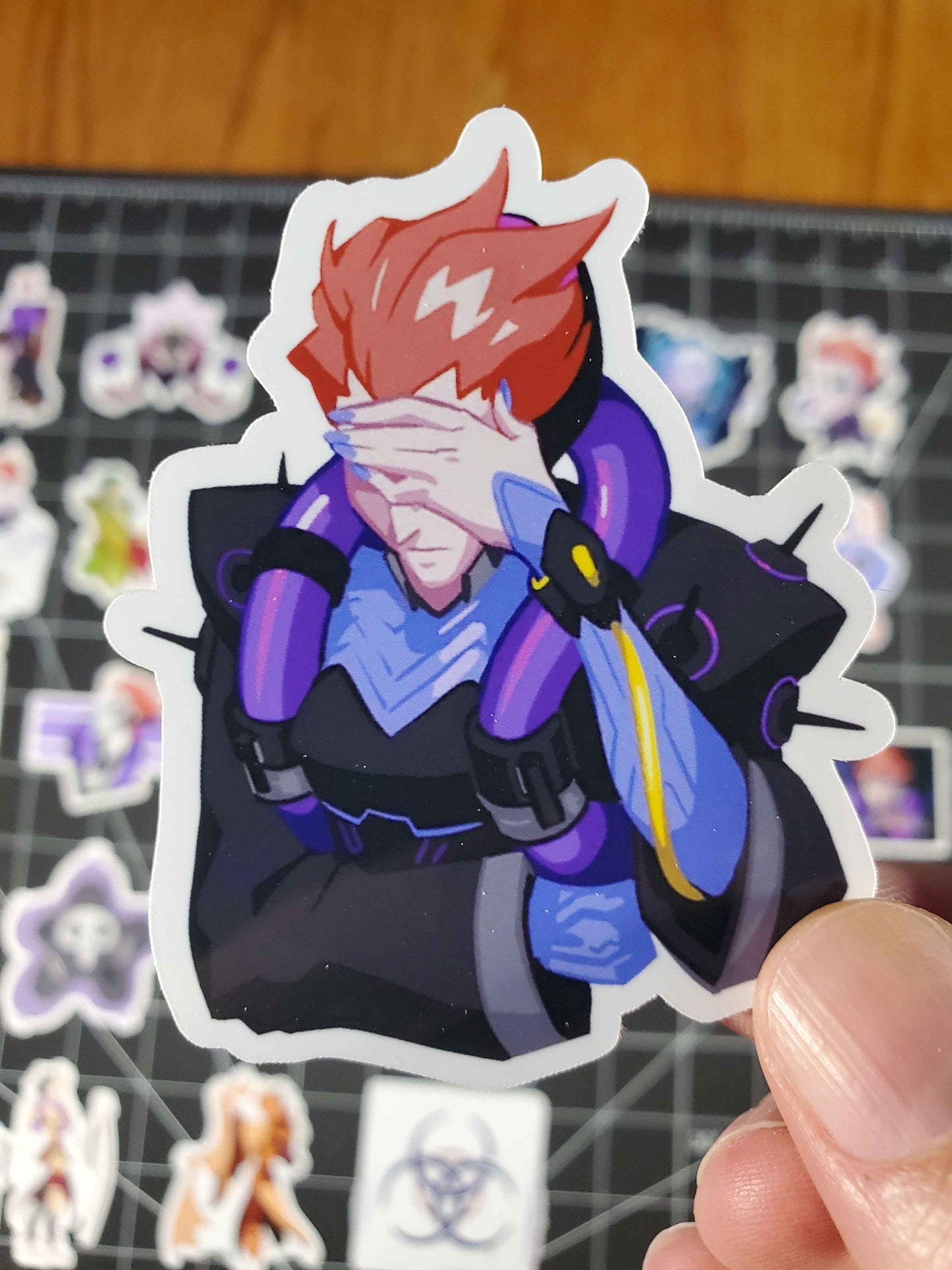 Overwatch 2 Moira Hero Spray's Sticker Set | 30 High Quality Glossy Vinyls