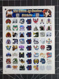 Monster Hunter Wilds 48 Sticker Set | Glossy & Matte Vinyl Decals