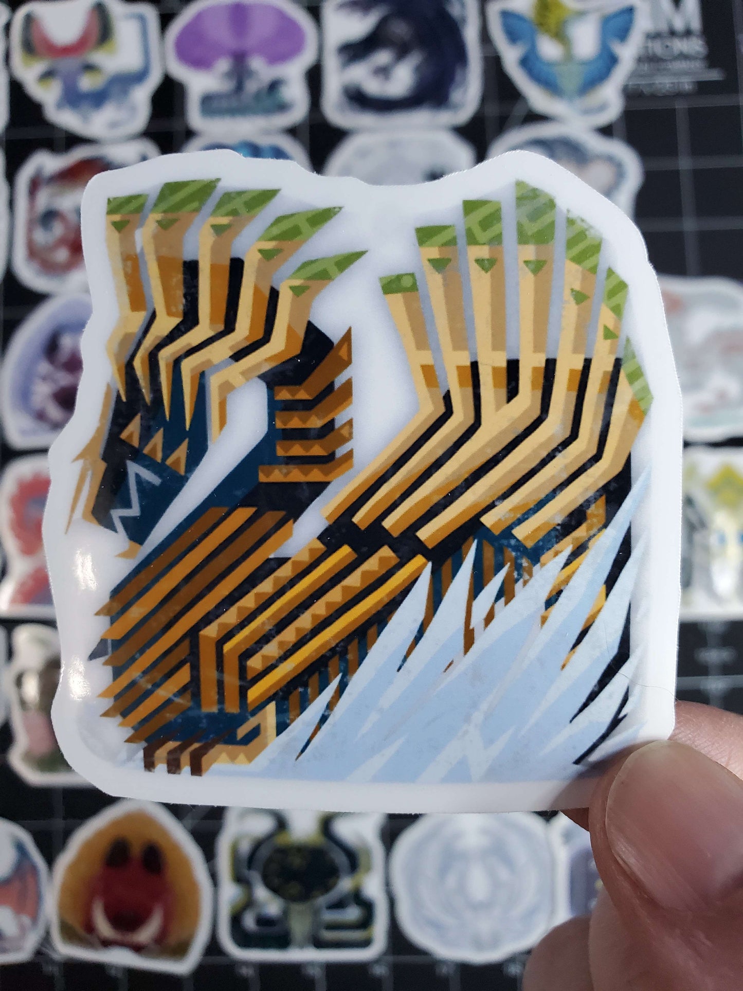 Monster Hunter Wilds 48 Sticker Set | Glossy & Matte Vinyl Decals