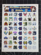 Monster Hunter Wilds 48 Sticker Set | Glossy & Matte Vinyl Decals