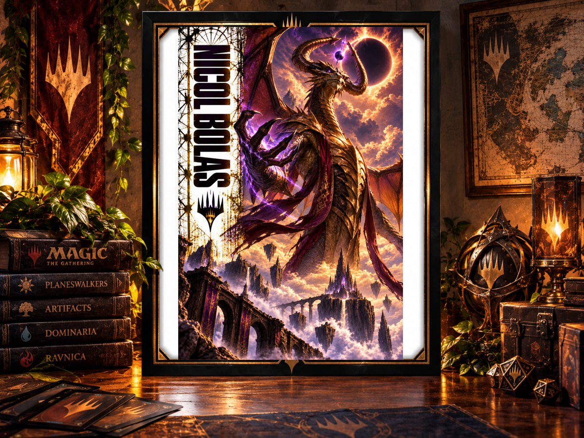 Magic The Gathering Nicol Bolas 13x19 Art Print Poster Choose 1 or Complete Set