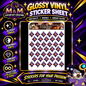 Ninja Soul Crystal from Final Fantasy Glossy Vinyl Sticker SHEETS