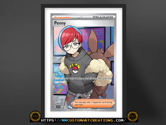 Penny #239 Full Art Trainer Scarlet & Violet (SVI) Poster Print - Available in Two Sizes