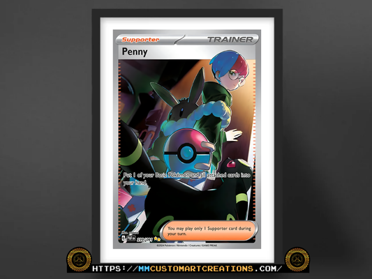 Penny #239 Alt Art Trainer Paldean Fates (PAF) Poster Print - Available in Two Sizes