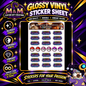 Phantasmal Flames Glossy Vinyl Sticker Logo SHEETS - Pokemon TCG