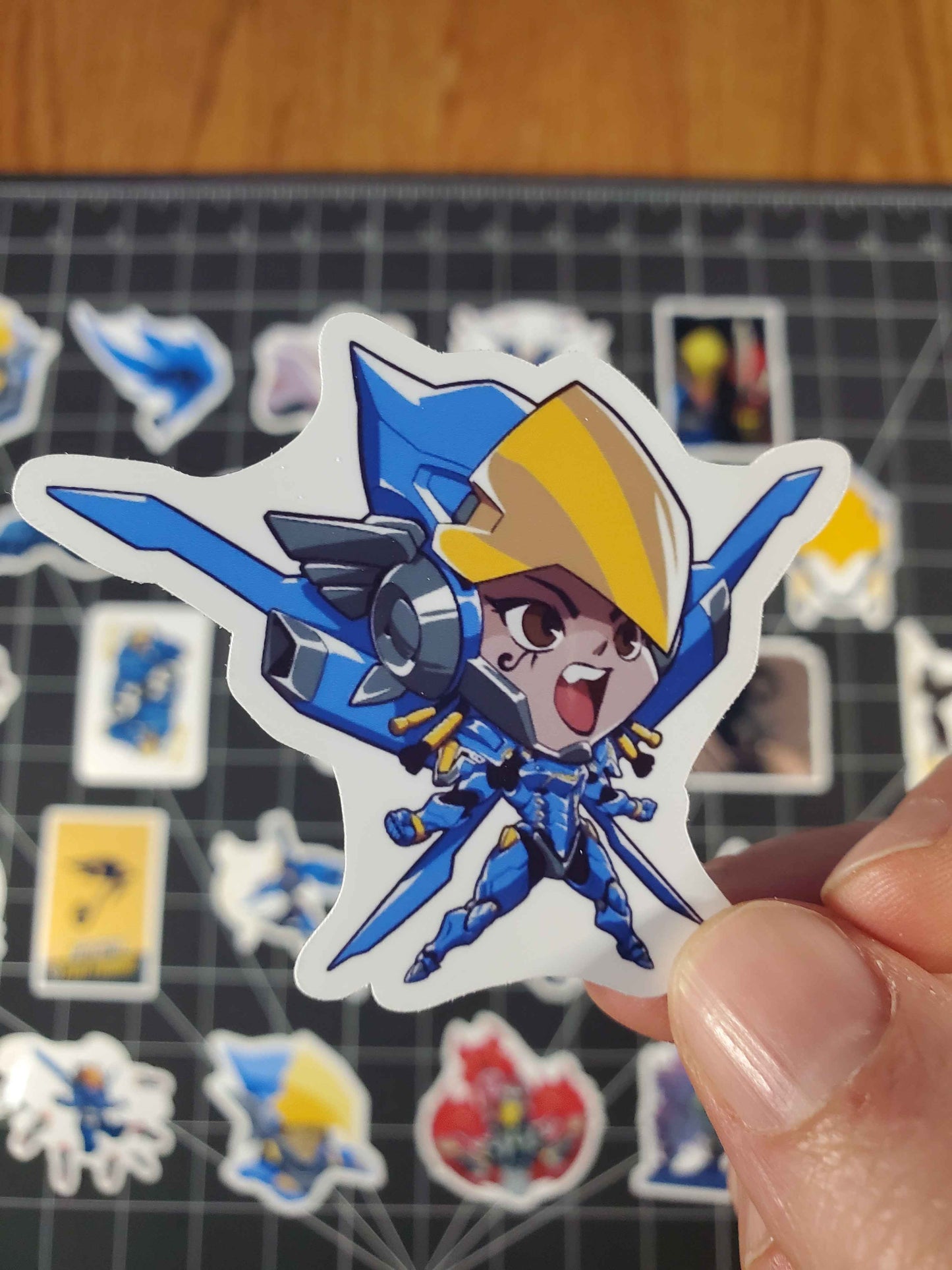 Overwatch 2 Pharah Hero Spray's Sticker Set | 29 High Quality Glossy Vinyls