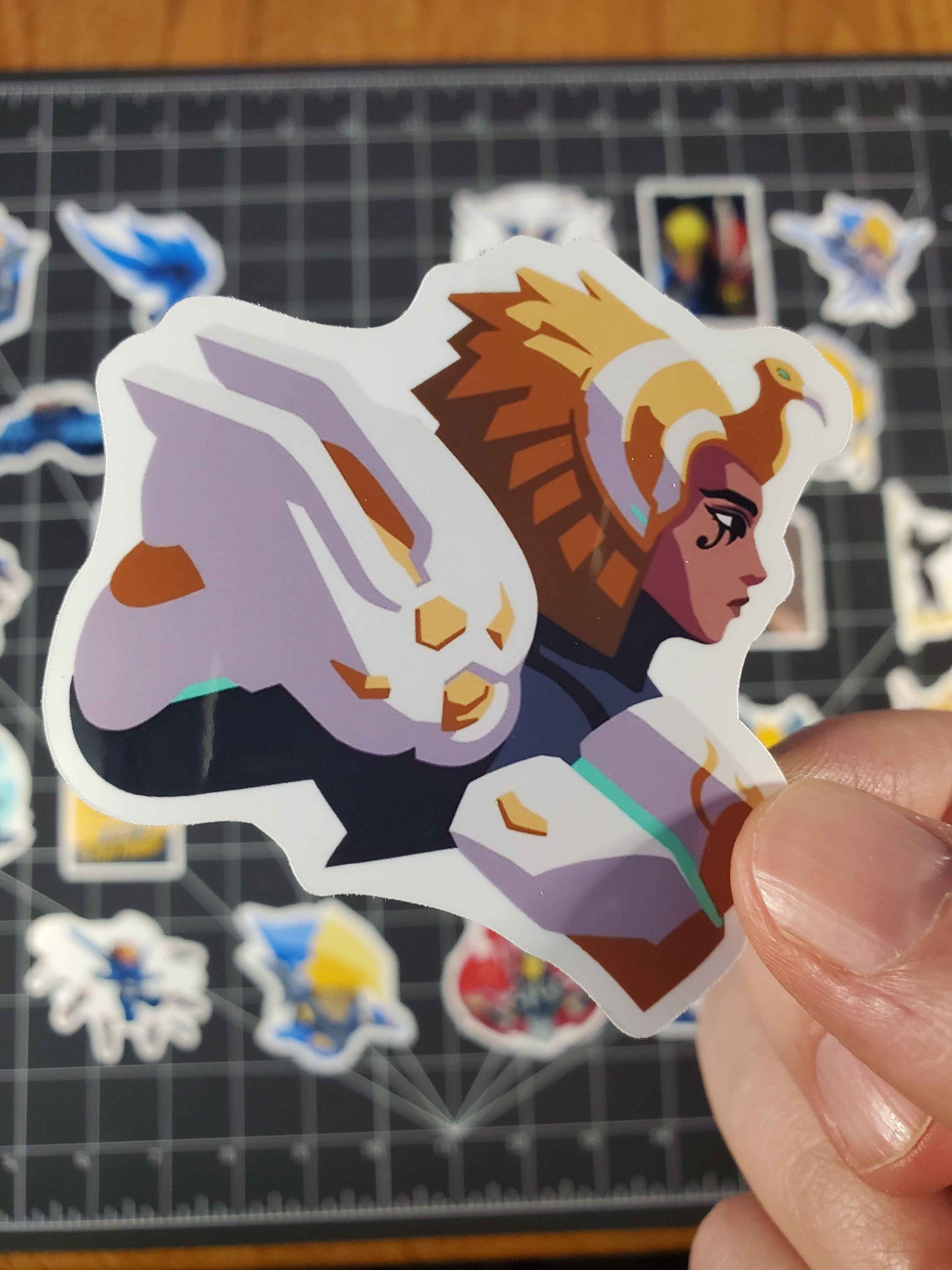 Overwatch 2 Pharah Hero Spray's Sticker Set | 29 High Quality Glossy Vinyls