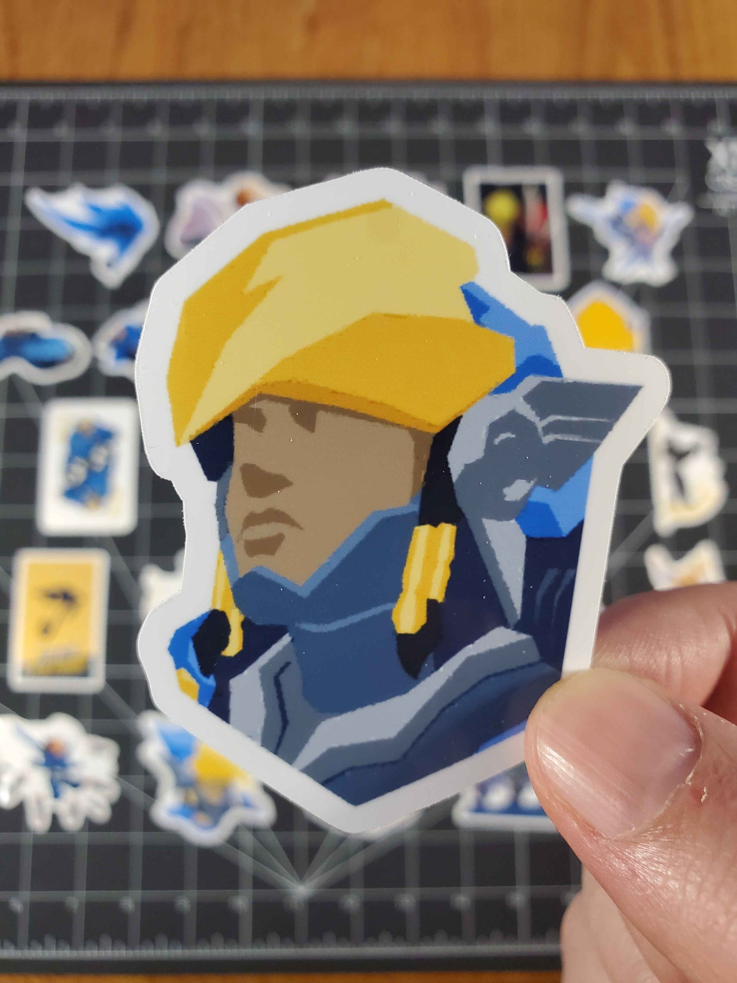 Overwatch 2 Pharah Hero Spray's Sticker Set | 29 High Quality Glossy Vinyls