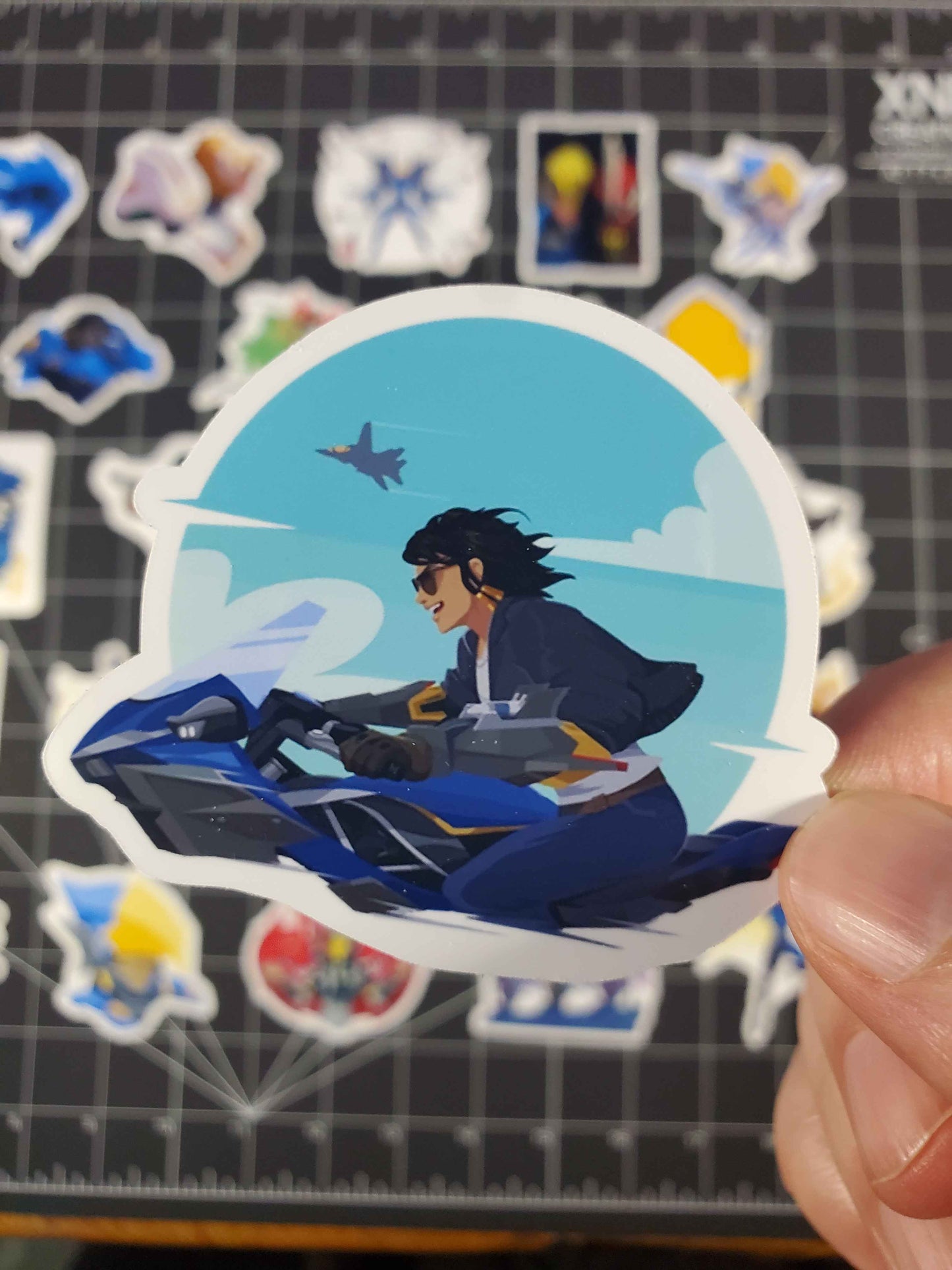 Overwatch 2 Pharah Hero Spray's Sticker Set | 29 High Quality Glossy Vinyls