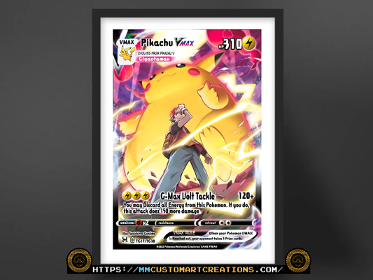 Pikachu VMAX #TG17 Lost Origin (LOR) Poster Print - Available in Two Sizes