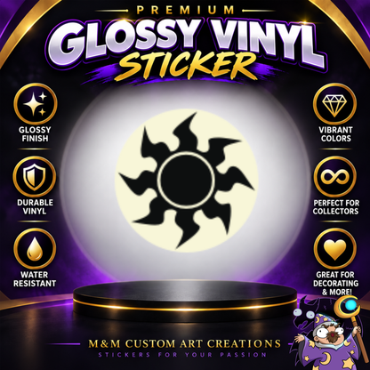 Magic The Gathering MTG Mana 3" Glossy Vinyl Sticker Set of 6