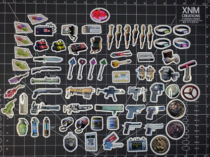 Resident Evil 2 Remake Sticker Pack | 106 High Quality Glossy Vinyl Decals