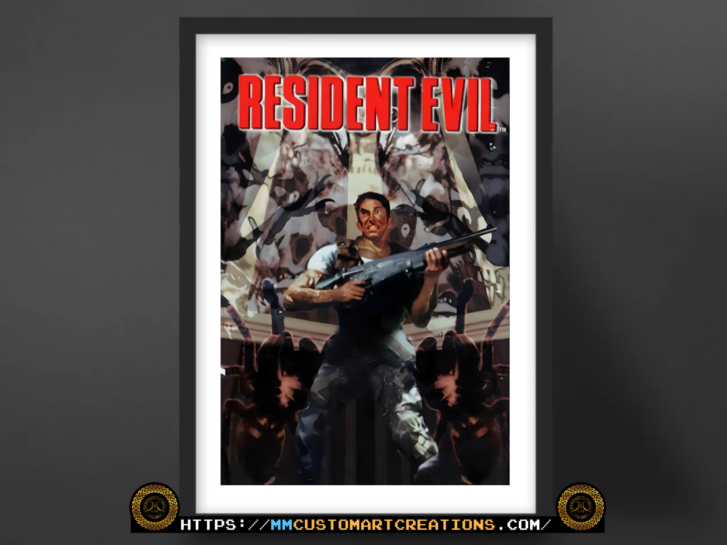 Resident Evil 1 Video Game (RE1) Poster Print - Available in Two Sizes