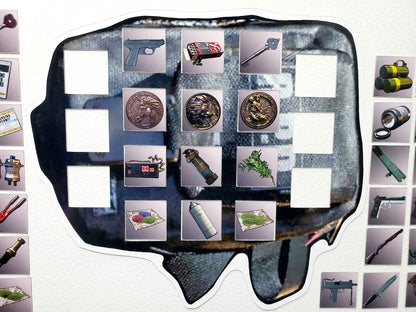 Resident Evil 2 Remake Magnets | Huge 70-Piece Item Magnet Set