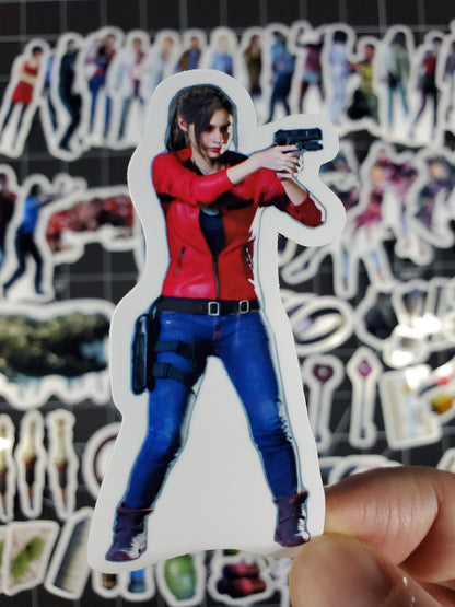 Resident Evil 2 Remake Sticker Pack | 106 High Quality Glossy Vinyl Decals