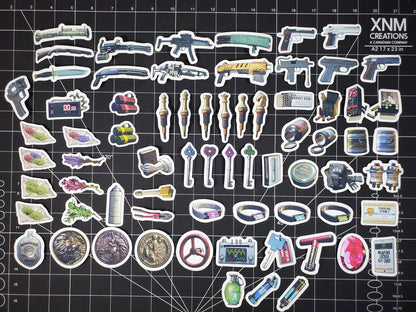 Resident Evil 2 Remake Sticker Pack | 106 High Quality Glossy Vinyl Decals