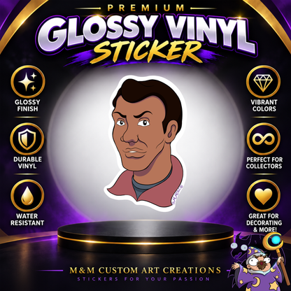The Real Ghostbusters Glossy Vinyl Sticker SHEETS