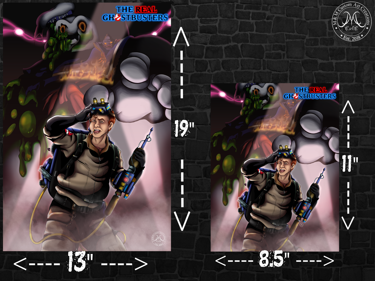 The Real Ghostbusters Poster Prints | Classic Cartoon Wall Art | Perfect Gift