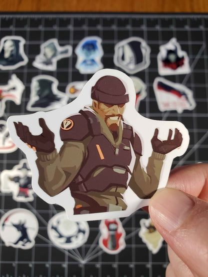 Overwatch 2 Reaper Hero Spray's Sticker Set | 27 High Quality Glossy Vinyls