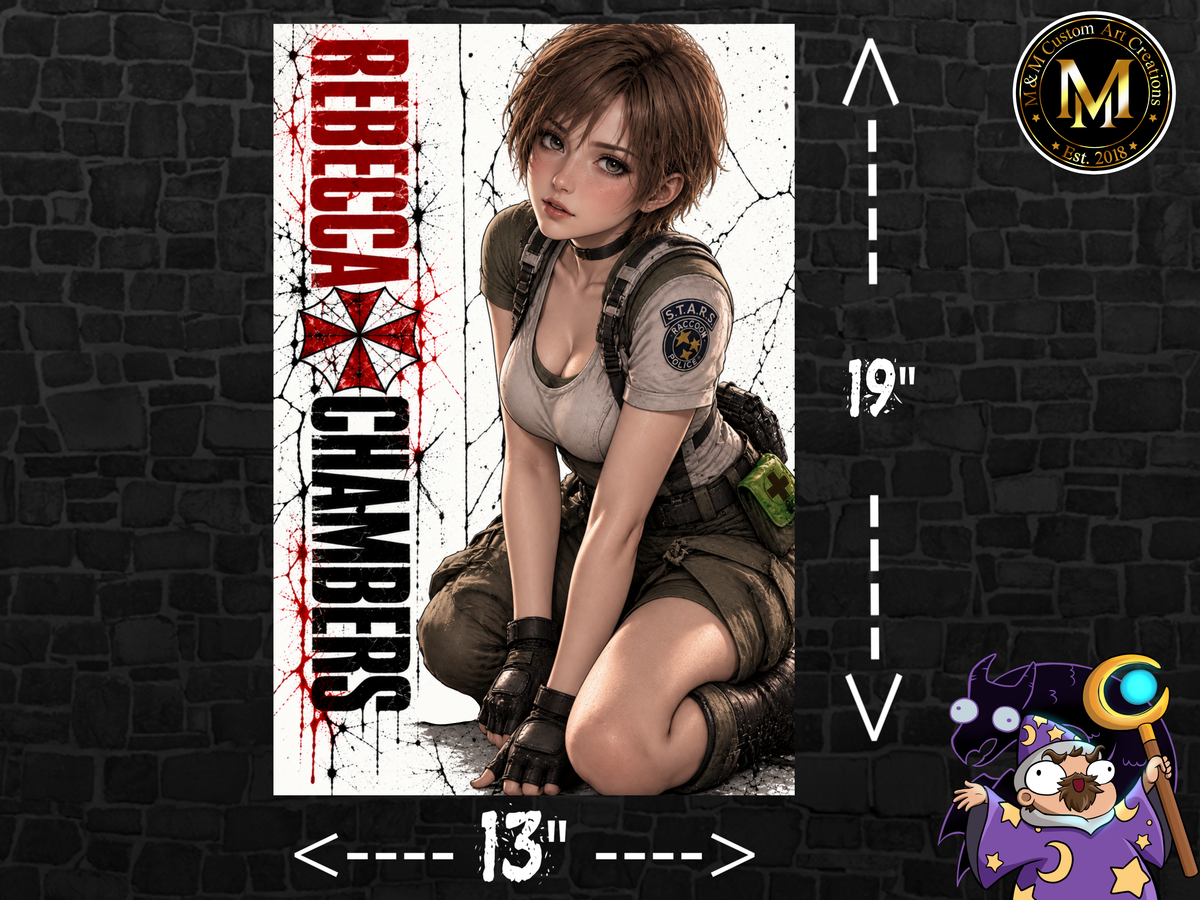 Resident Evil Rebecca Chambers 13x19 Art Print Poster | Choose 1 or Complete Set